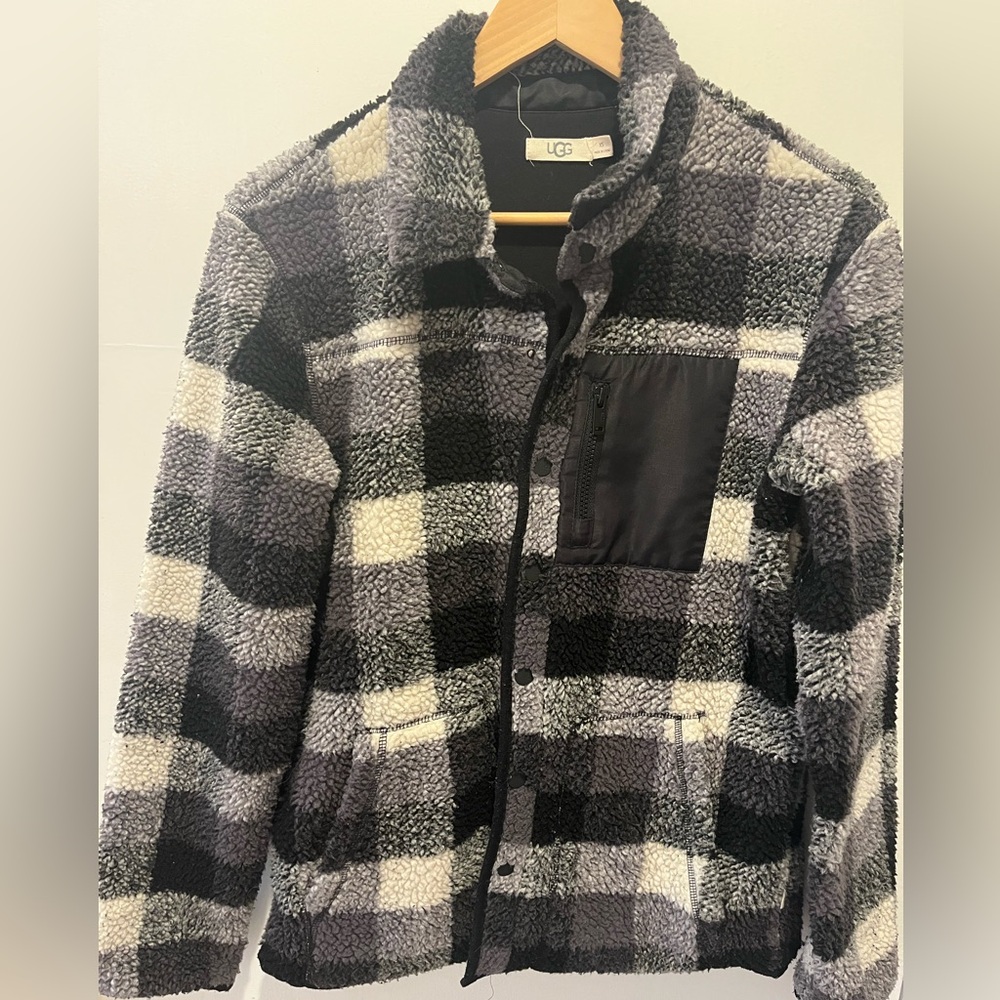 UGG Cozy Plaid Sherpa Jacket